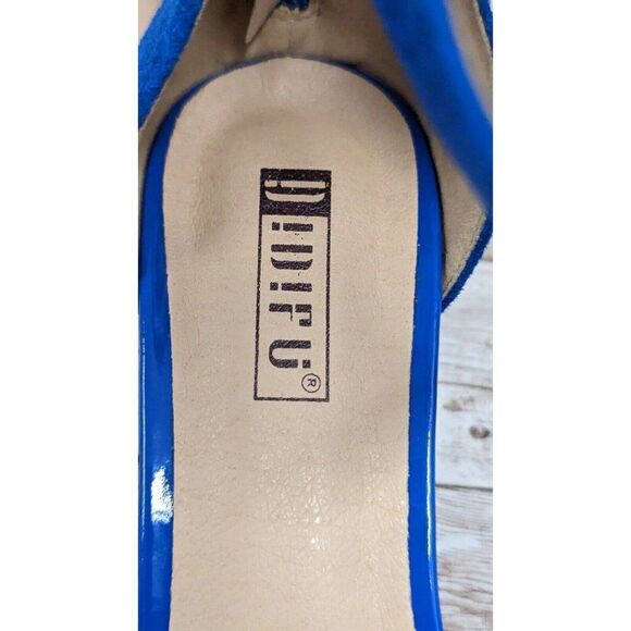 IDIFU IN2 SLIM Womens Size 5 Blue Open Toe Kitten Heel Ankle Strap Sandal - Picture 7 of 10